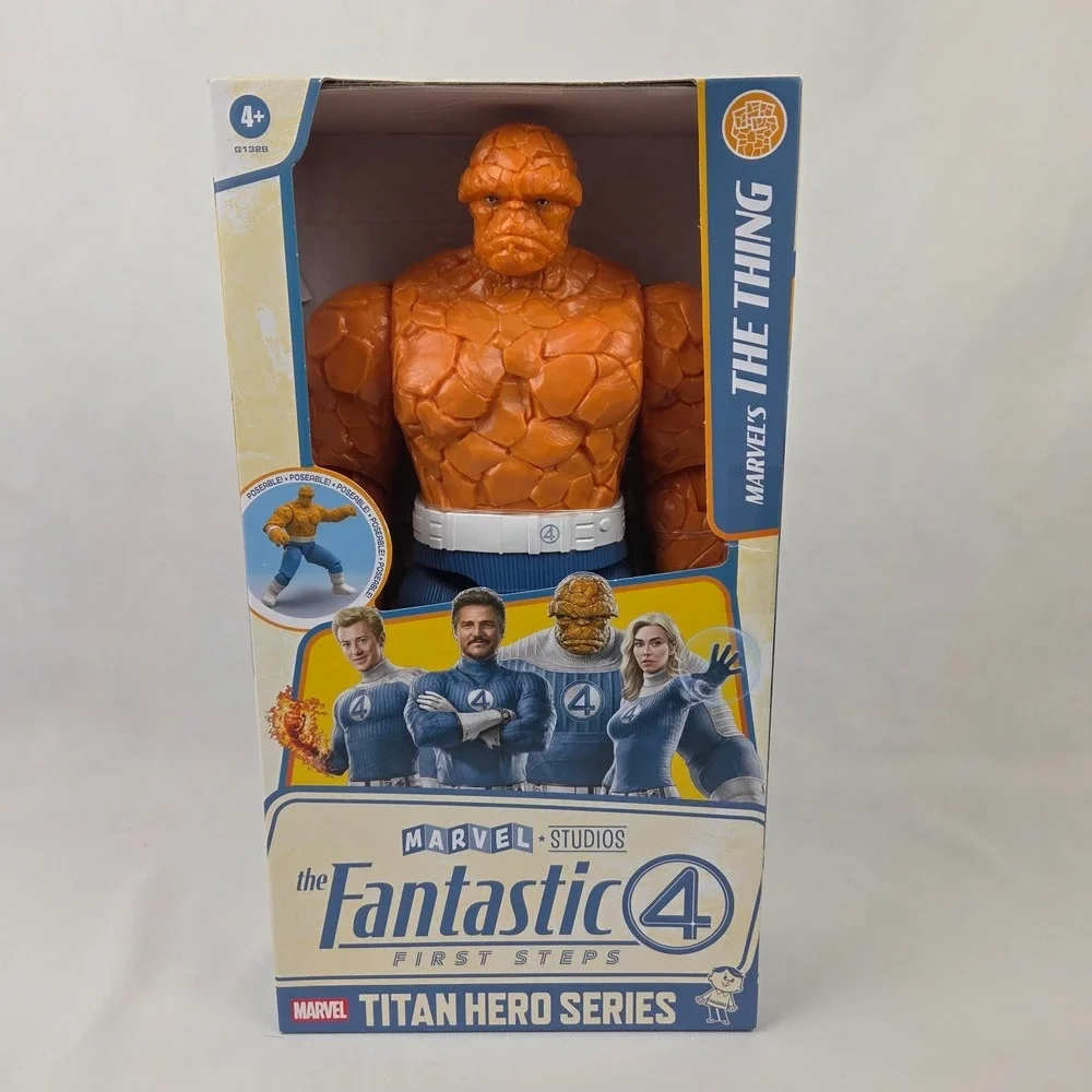 Fantastic 4 First Steps Titan Hero Series 4pk: Torch, Thing, Galactus, Mr Fantas